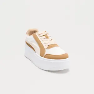 Dodge Platform Sneakers - Nude combo