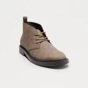 Classic Lace Up Desert Boot - Taupe